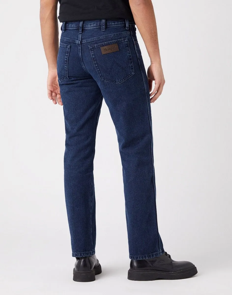 Wrangler Texas Denim Jeans in CoalBlue Stone