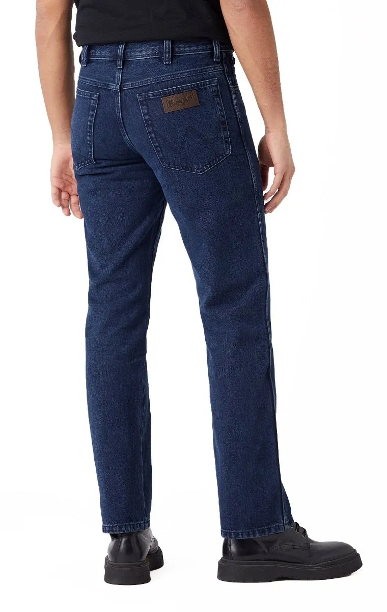 Wrangler Texas Denim Jeans in CoalBlue Stone