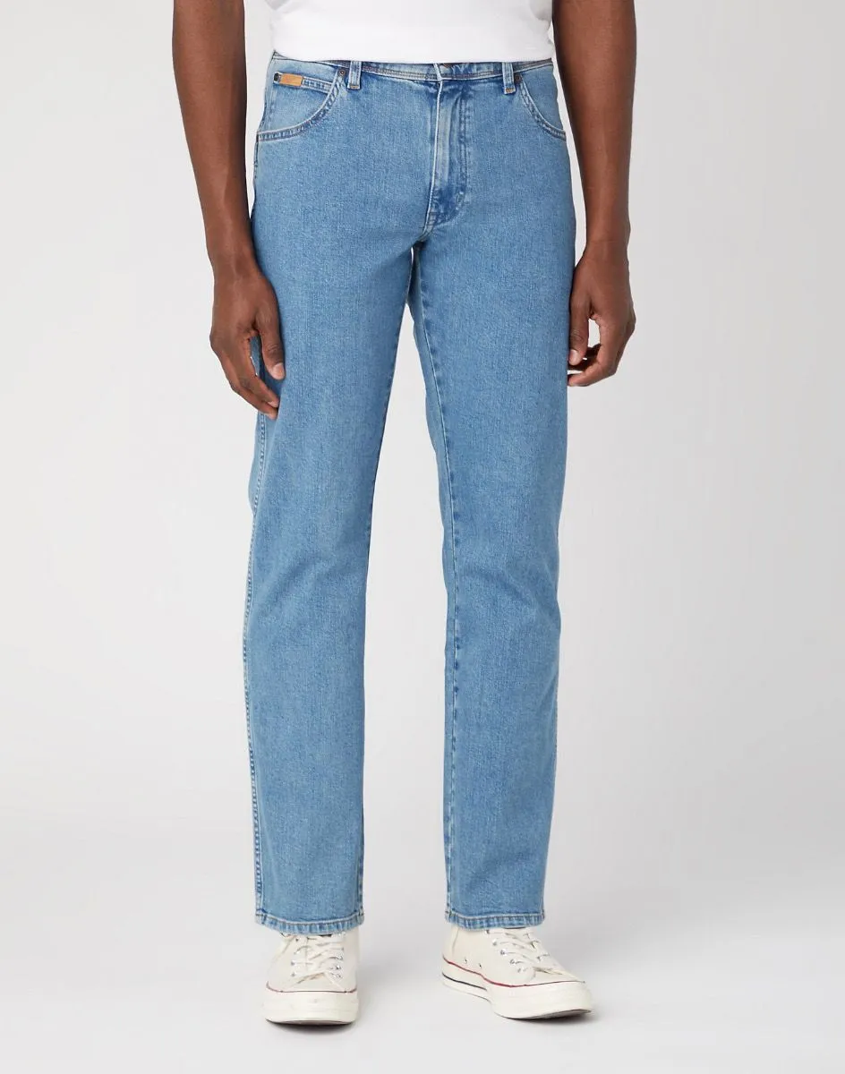 Wrangler Texas Stretch Denim Jeans in Wrango Wash