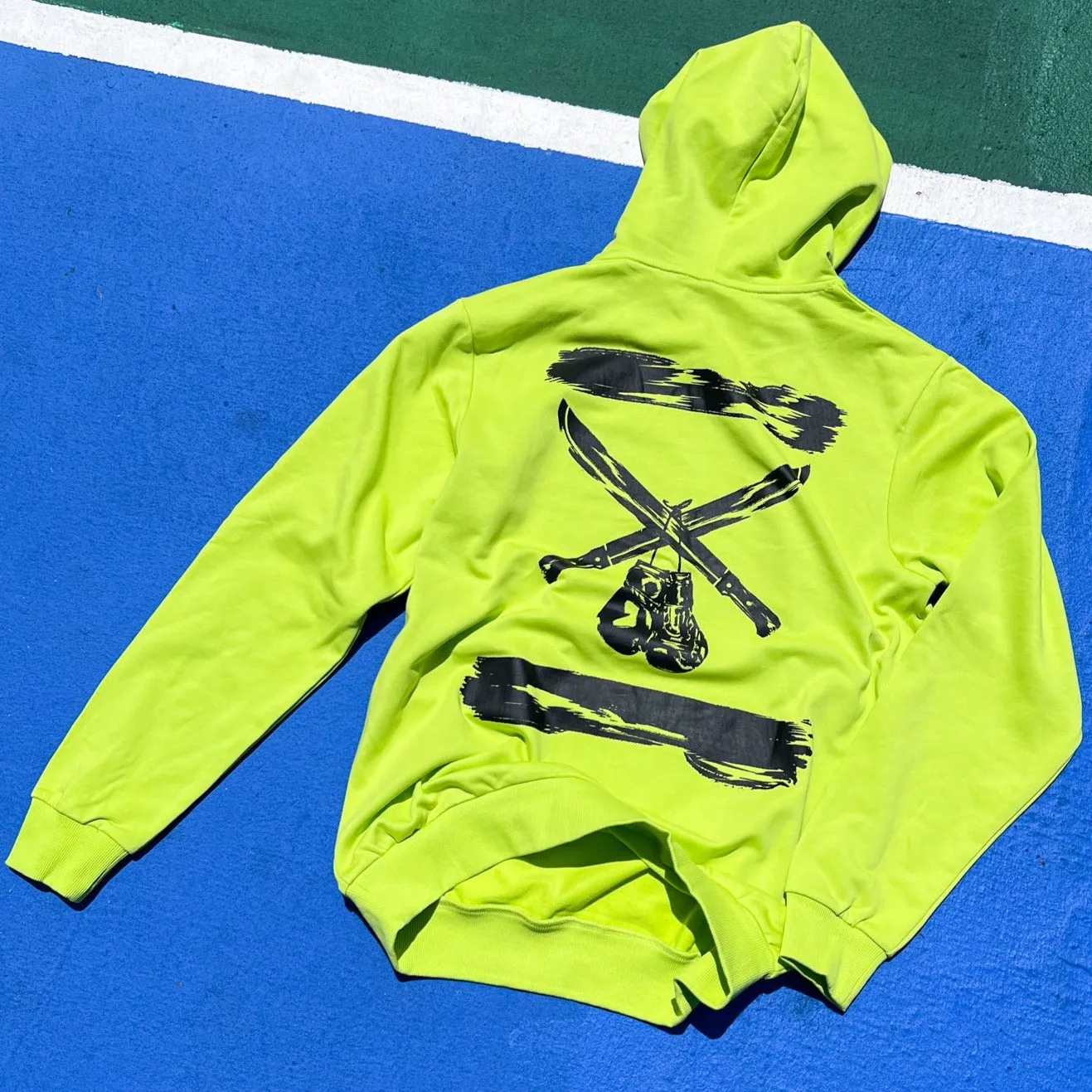 Yellow Sharpened Blades Hoodie